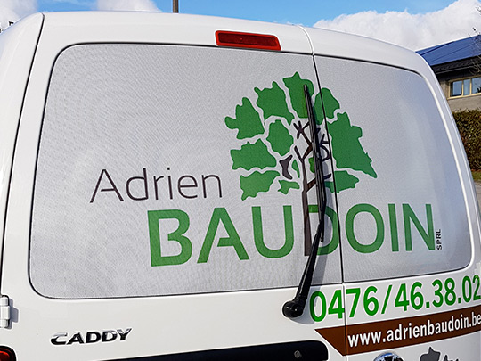 Lettrage pour vitre arrière