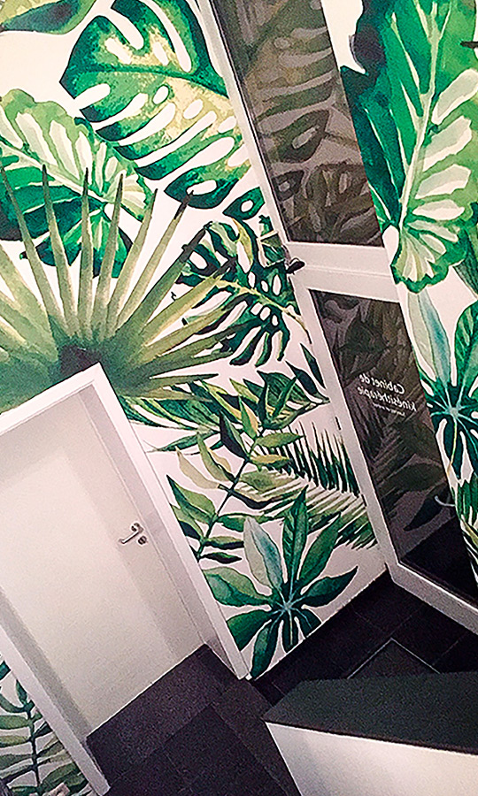 Impression de vinyle pour application murale