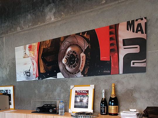 Impression sur supports rigides