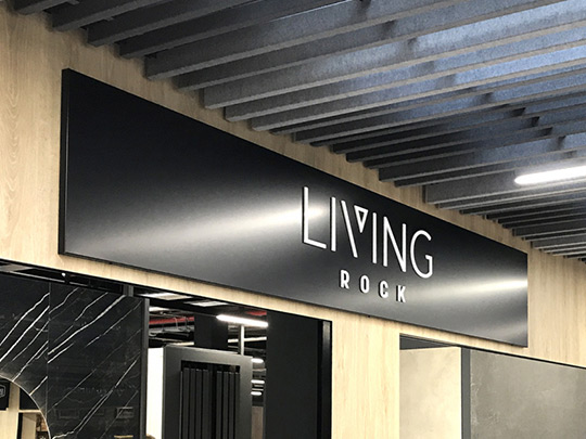 Lettres relief 3D pour boutiques et centres commerciaux